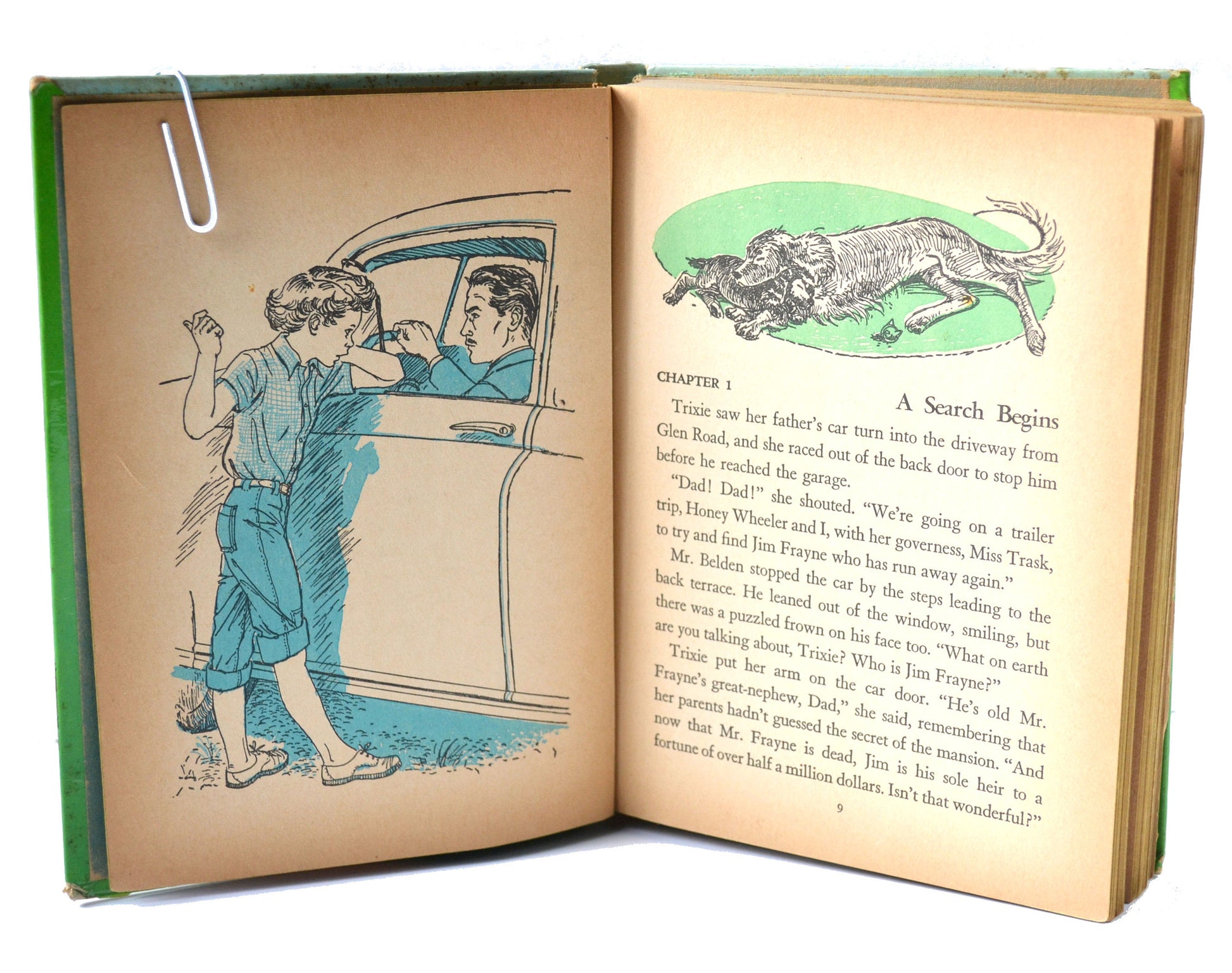 Trixie Belden and the Red Trailer Mystery 1954 Hardcover Whitman Book - Avid Vintage