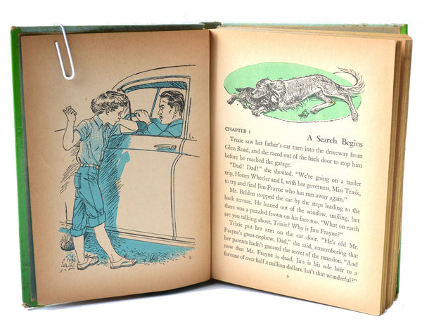 Trixie Belden and the Red Trailer Mystery 1954 Hardcover Whitman Book - Avid Vintage