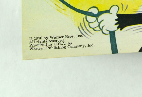 Tweety and Sylvester Picnic Problems 1970 Whitman Tell a Tale Hardcover Children's Book - Avid Vintage