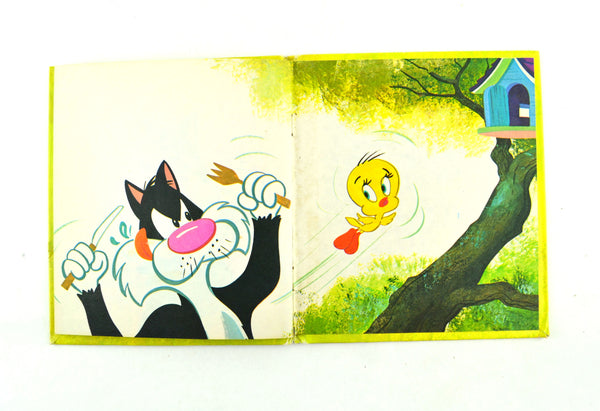 Tweety and Sylvester Picnic Problems 1970 Whitman Tell a Tale Hardcover Children's Book - Avid Vintage