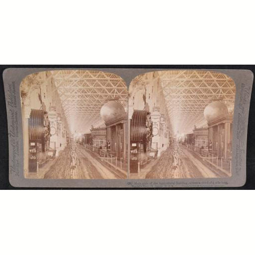 Antique Underwood Stereoview Card 1904 Worlds Fair St Louis Missouri Agriculture Building Number 25 - Avid Vintage