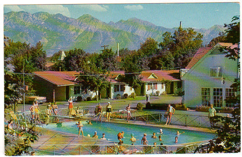 Vintage 1950s Utah Motor Park Salt Lake City UT Chrome Motel Postcard Unused - Avid Vintage