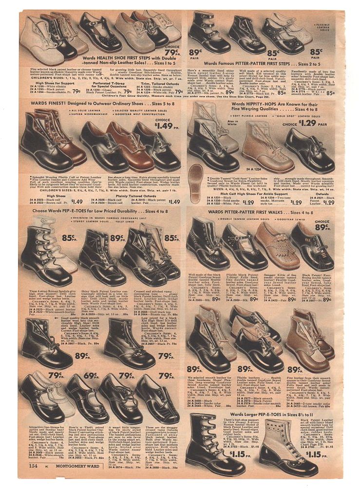 Vintage childrens shoes on sale