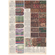 Vintage 1936 Catalog Page India Rugs Oval Braided Print Ad