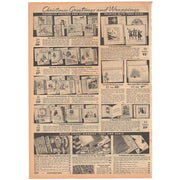 Vintage 1936 Christmas Cards Diaries Scrapbooks Catalog Page Print Ad
