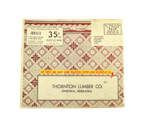 Vintage 1950 Stratosphere Wallpaper Sales Book Thornton Ohiowa Nebraska