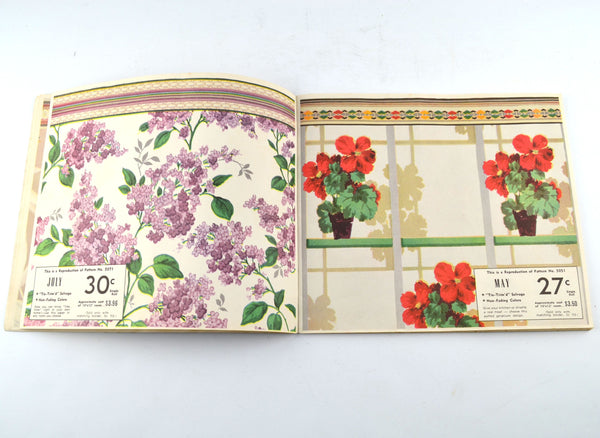 Vintage 1950 Stratosphere Wallpaper Sales Book Thornton Ohiowa Nebraska