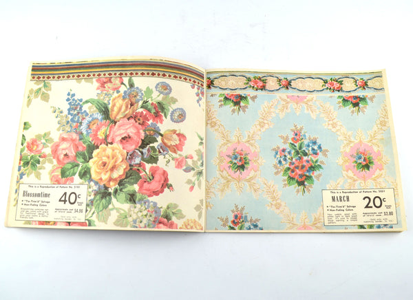 Vintage 1950 Stratosphere Wallpaper Sales Book Thornton Ohiowa Nebraska