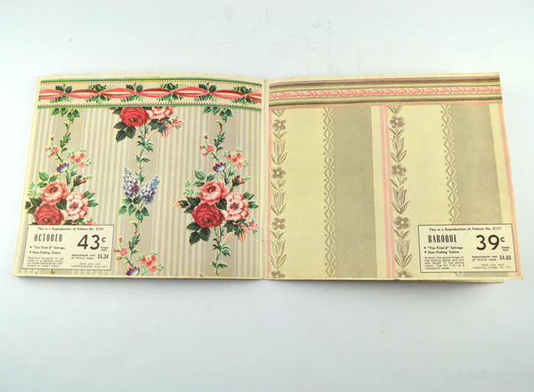 Vintage 1950 Stratosphere Wallpaper Sales Book Thornton Ohiowa Nebraska