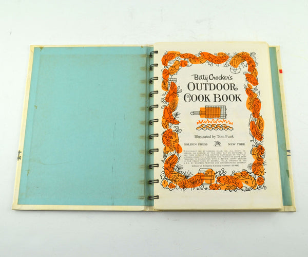 Vintage 1961 Betty Crocker Outdoor Cookbook First Edition