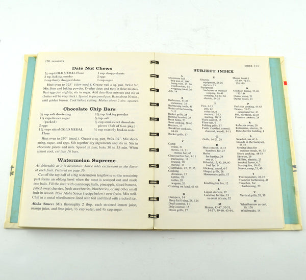 Vintage 1961 Betty Crocker Outdoor Cookbook First Edition