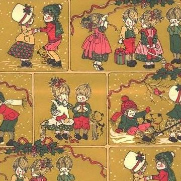 Vintage deals wrapping paper