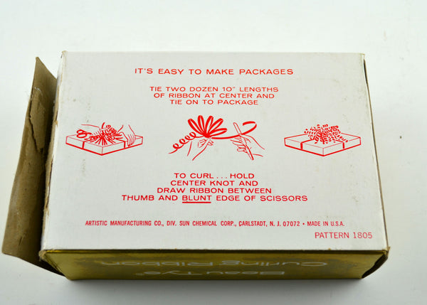 Vintage Beau Tye Christmas Curling Ribbon 3 Spools