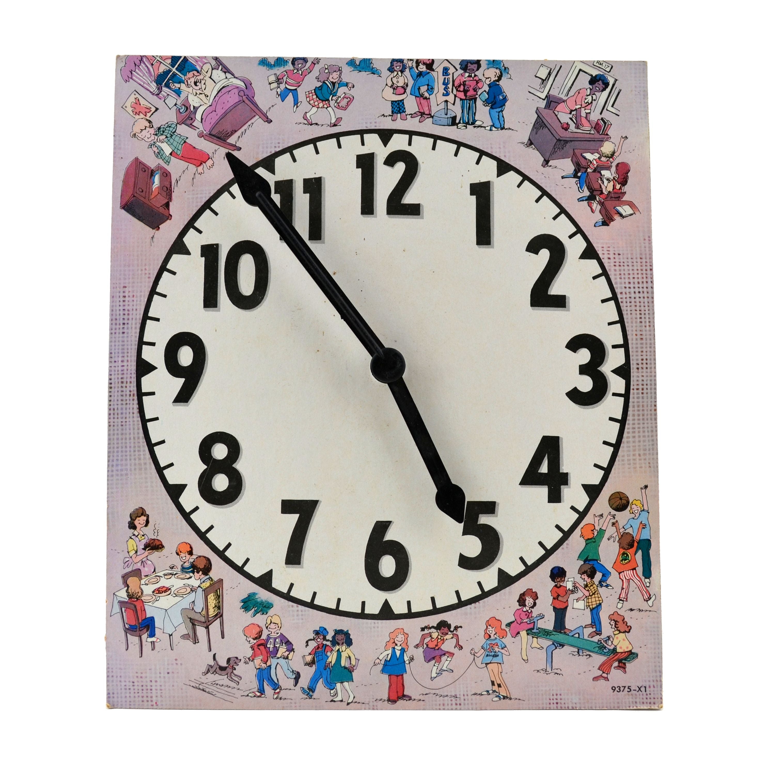 Clock Withe Face Hands Antique Clock Face With Hands