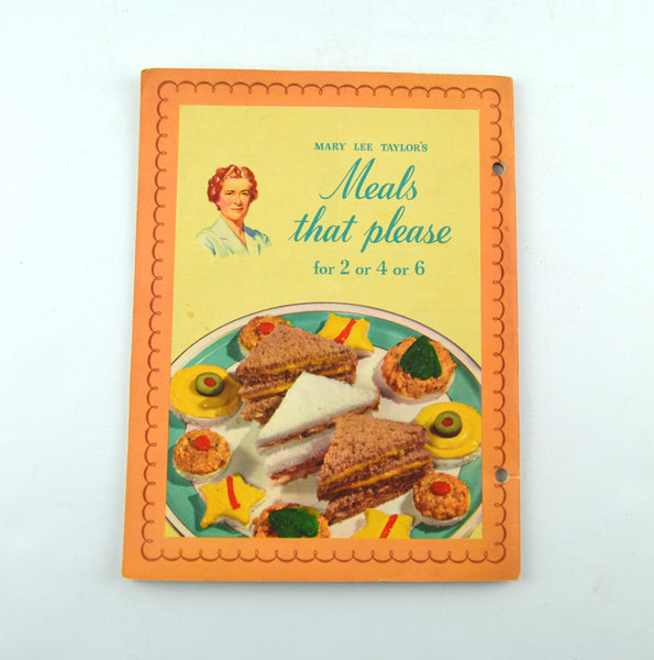 Vintage Cookbook 1941 Pet Milk Mary Lee Taylor Meals that Please