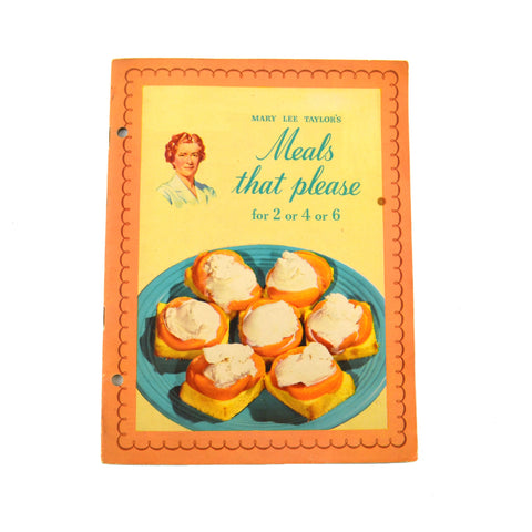 Vintage Cookbook 1941 Pet Milk Mary Lee Taylor Meals that Please