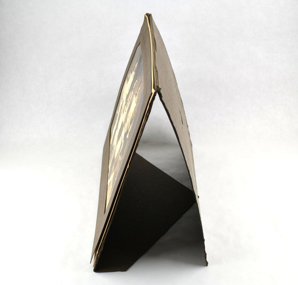 Vintage Family Photo Cardboard Frame Id'd Bruensbach Marysville Kansas