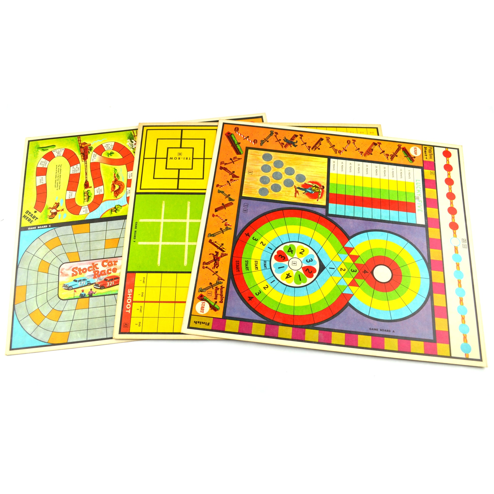 Vintage Game Boards Lot of 3 Variety Football Cops and Robbers - Avid Vintage
