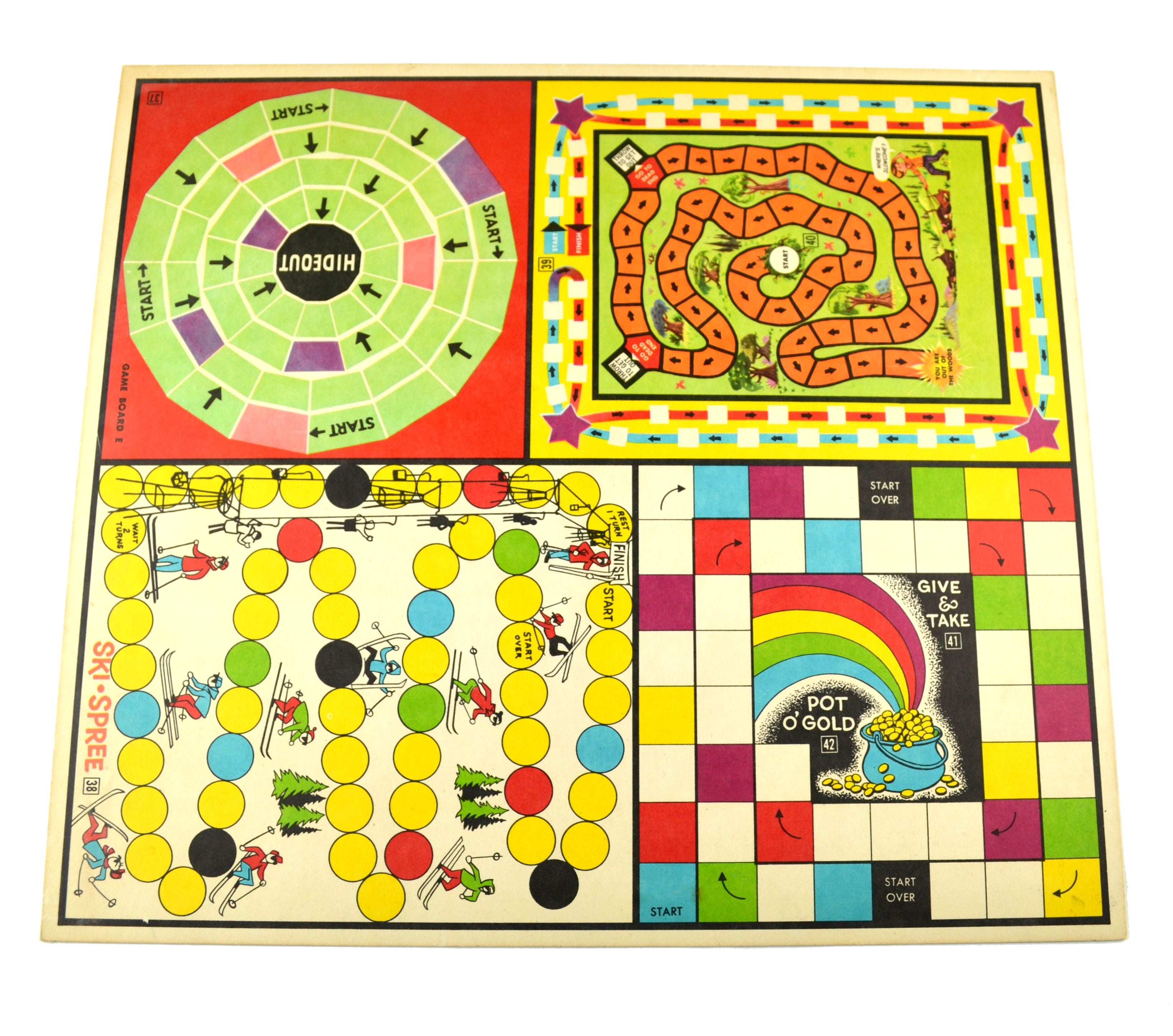 Vintage Game Boards Lot of 3 Variety Football Cops and Robbers - Avid Vintage