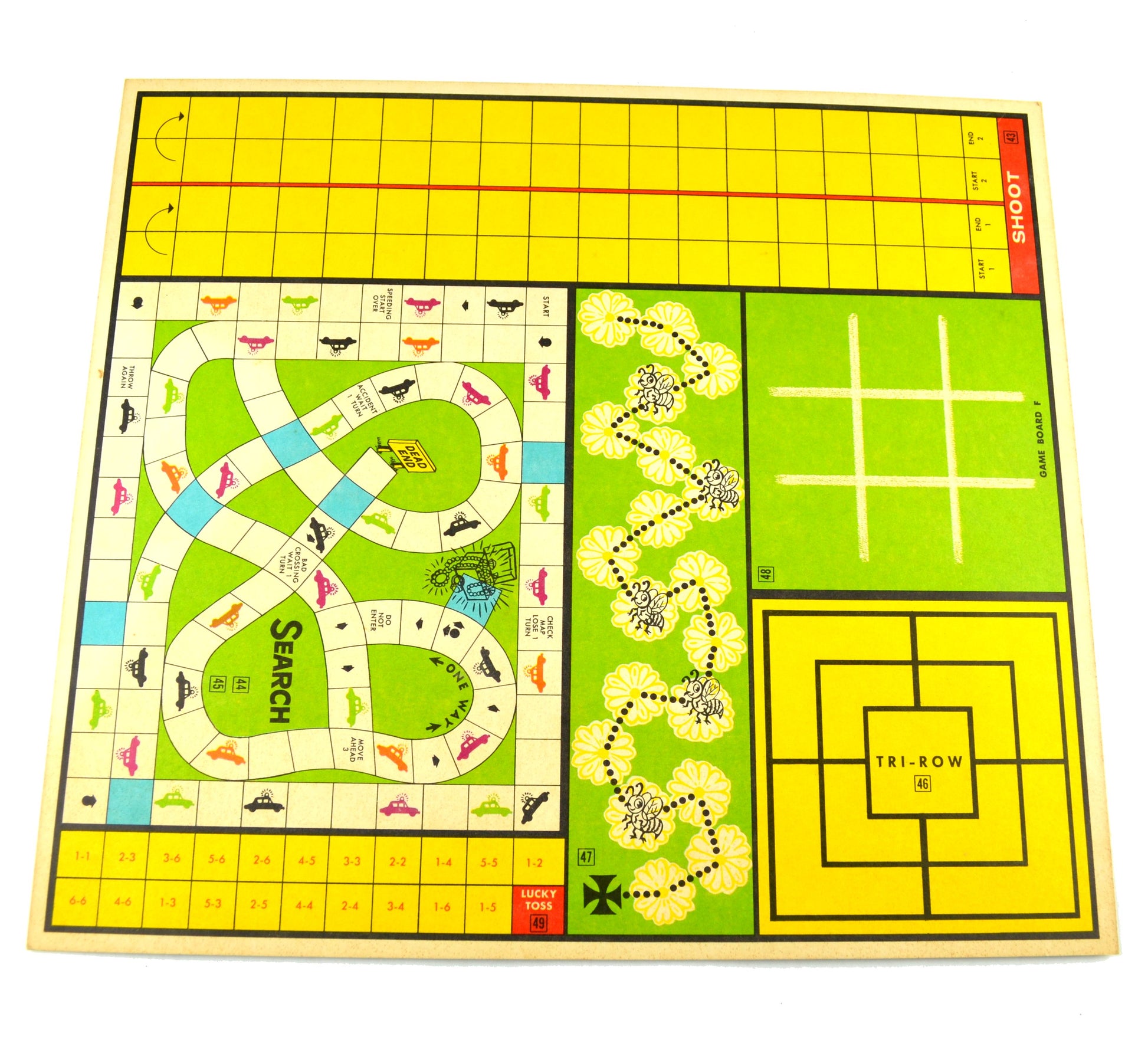Vintage Game Boards Lot of 3 Variety Football Cops and Robbers - Avid Vintage