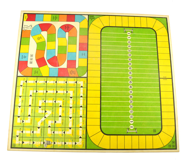 Vintage Game Boards Lot of 3 Variety Football Cops and Robbers