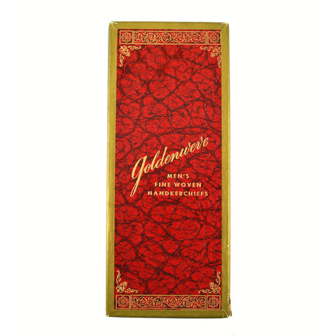 Vintage Goldenweve Men's Handkerchiefs Monogram G Set of 3 in Box