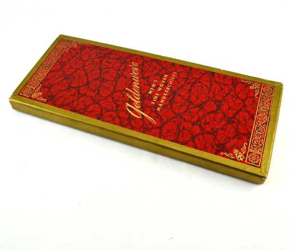 Vintage Goldenweve Men's Handkerchiefs Monogram G Set of 3 in Box