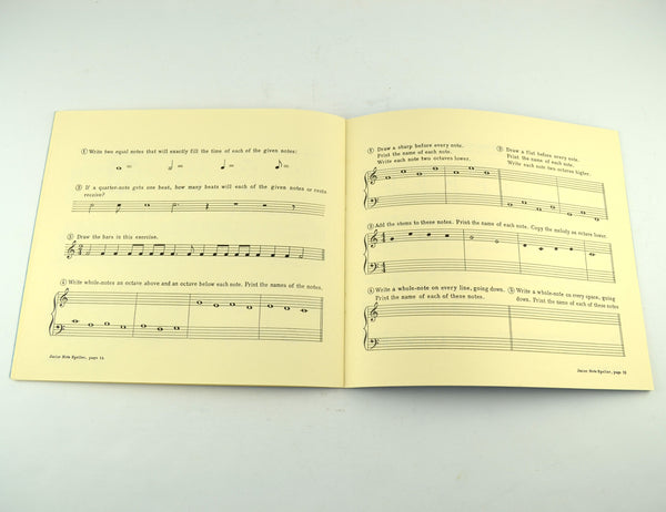 Vintage Junior Note Speller L M Dodd 1949 Piano Music Lesson Book