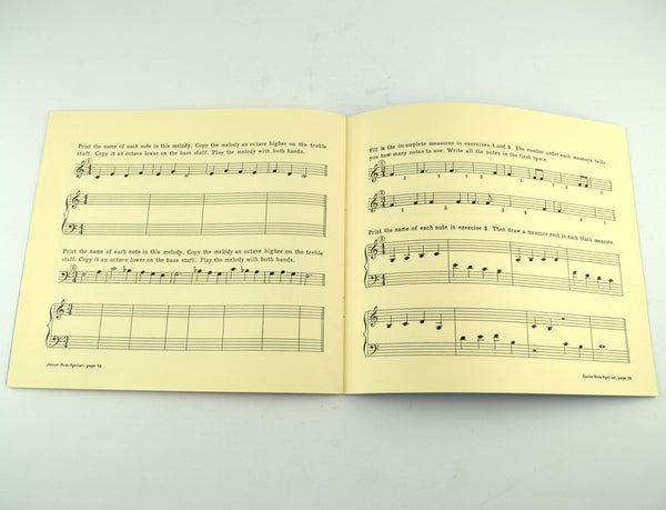 Vintage Junior Note Speller L M Dodd 1949 Piano Music Lesson Book