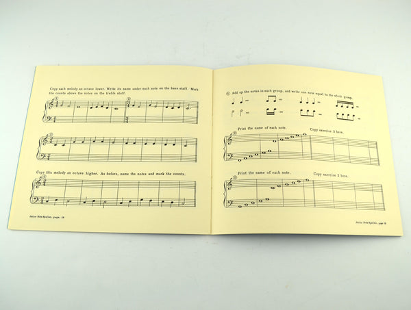 Vintage Junior Note Speller L M Dodd 1949 Piano Music Lesson Book