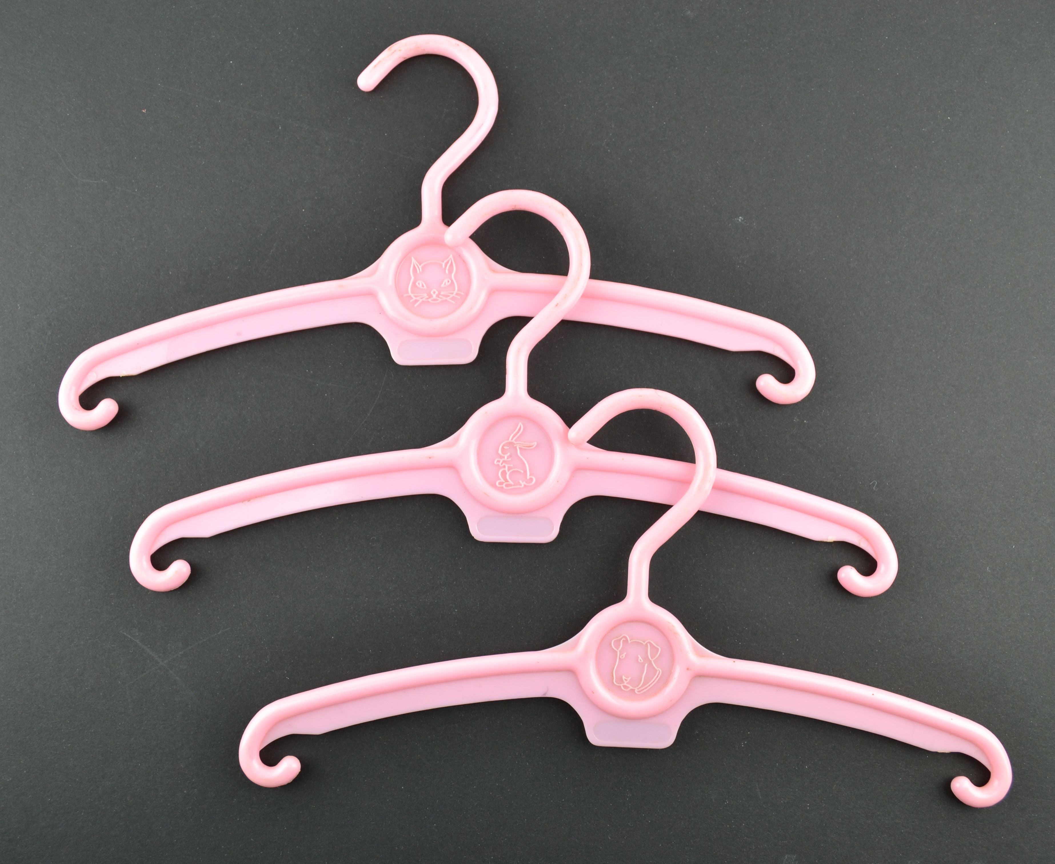 Plastic Pink Baby Clothes Clip Hanger, for Cloth Hanging