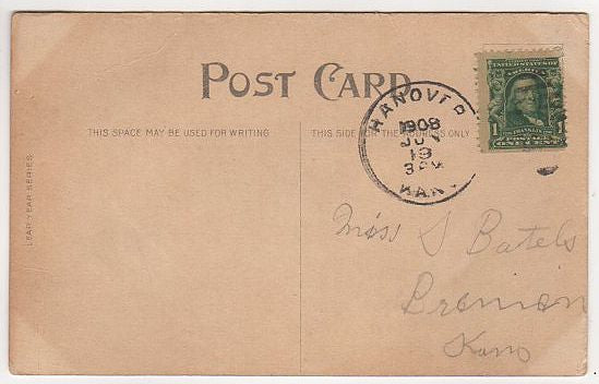 Vintage 1908 Postcard Humorous Leap Year Cartoon Funny Comic Romance