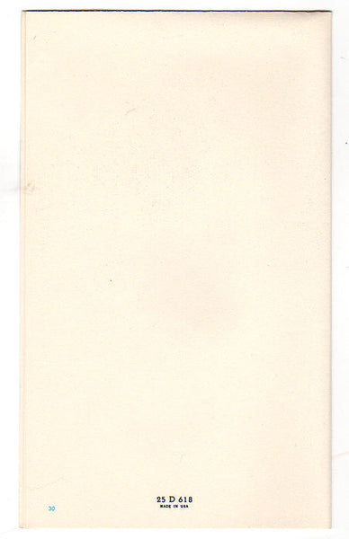 Vintage 1950s New Baby Congratulations Card What Good News Music Notes UNUSED - Avid Vintage