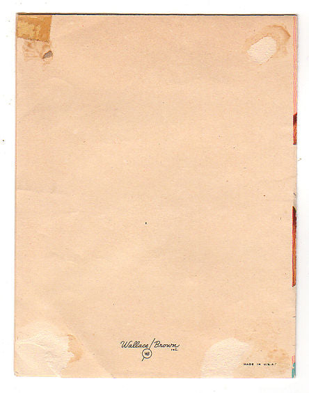 Vintage 1950s Wallace Brown Kids Birthday Card Boy in Bed Dreaming of Wealth - Avid Vintage