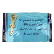 Vintage Boys Town Nebraska Metal Bookmark on Original Card Unused - Avid Vintage