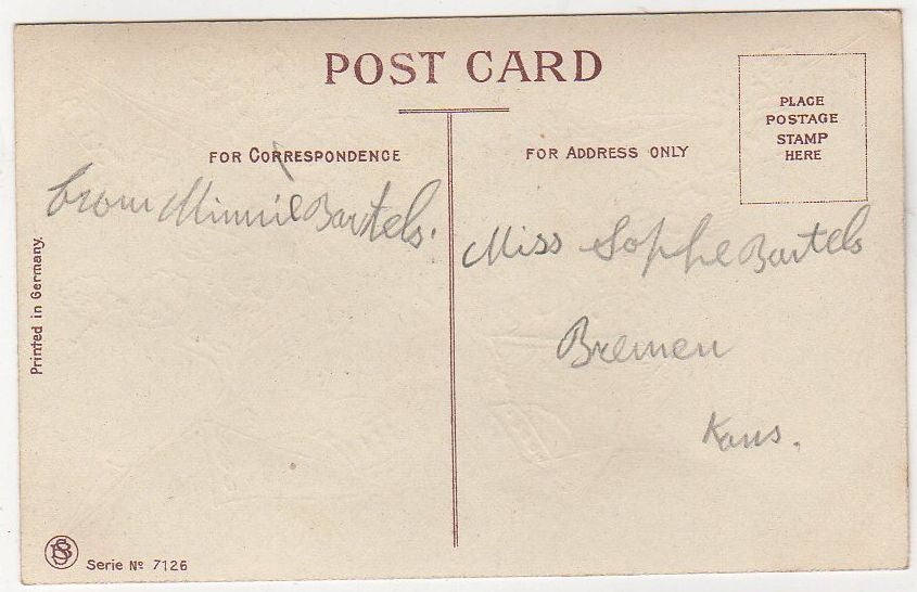 Vintage Easter Postcard Rabbits Rip Through Envelope Eggs Samson Brothers - Avid Vintage