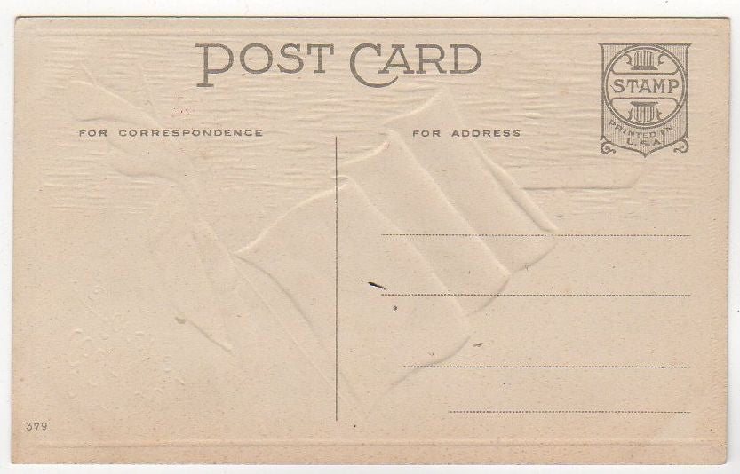 Vintage Patriotic Postcard US Flag Battleship Our Country Forever Unused - Avid Vintage