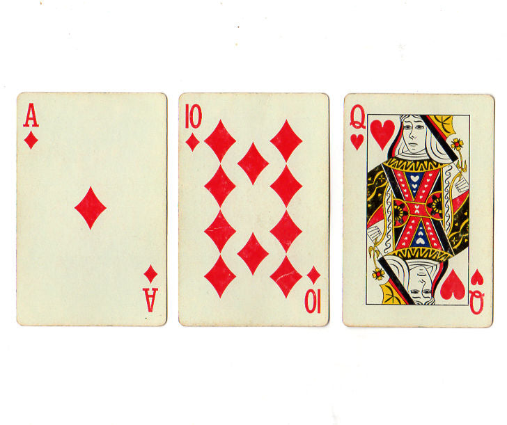Vintage Terrier Dog in Yellow Bow Single Swap Playing Cards Lot of 3 - Avid Vintage