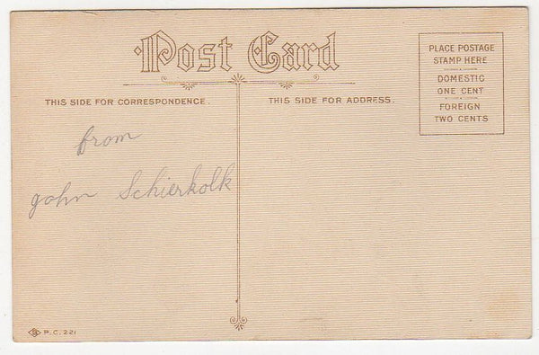 White Chrysanthemum Flowers Sincerity Vintage 1910s Postcard - Avid Vintage