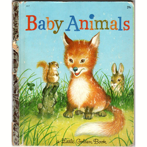 Baby Animals by Garth Williams Vintage Little Golden Book 517 - Avid Vintage