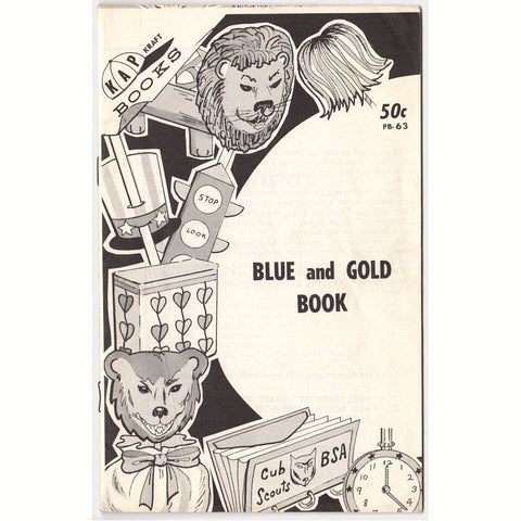 Vintage 1971 Blue and Gold Kap Kraft Book, Boy Scouts of America - Avid Vintage