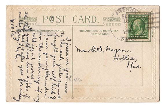 President George Washington Portrait Vintage 1900s Patriotic Postcard - Avid Vintage