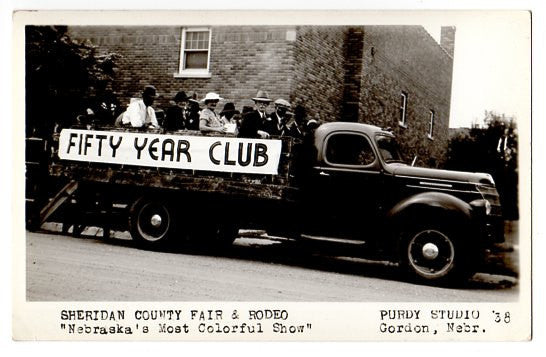 Vintage 1930s Real Photo Postcard Sheridan County Fair and Rodeo Gordon Nebraska - Avid Vintage