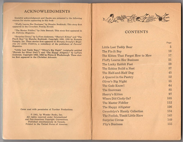 Shari Lewis Stories to Read Aloud Vintage 1961 Paperback Children's Book - Avid Vintage