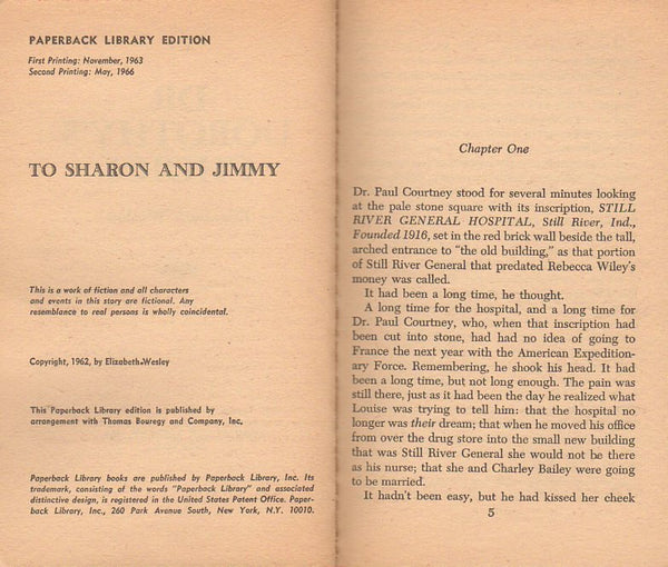 Dr. Dorothy's Choice by Elizabeth Wesley Vintage 1963 Children's Paperback Book - Avid Vintage