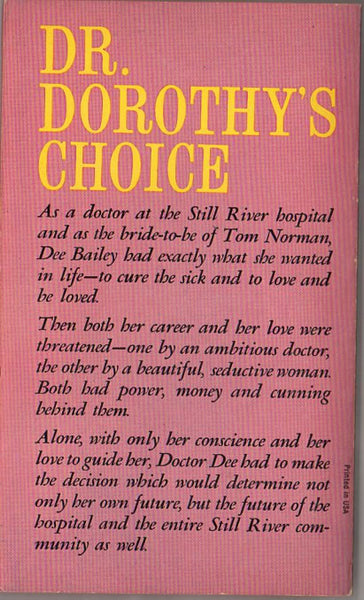 Dr. Dorothy's Choice by Elizabeth Wesley Vintage 1963 Children's Paperback Book - Avid Vintage