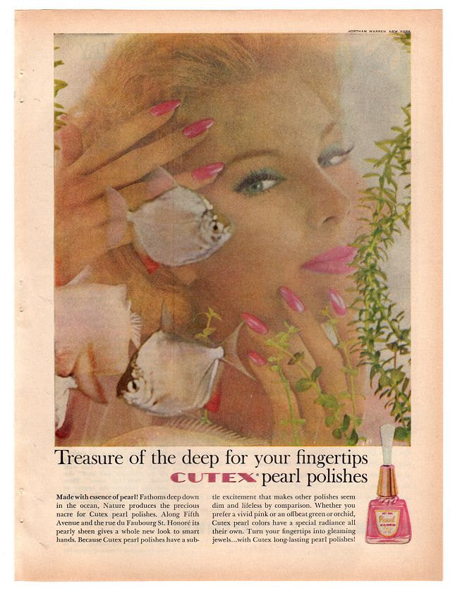 1978 print ad page -Maybelline Nail Polish color GIRL Ping-Pong ball  advertising | eBay