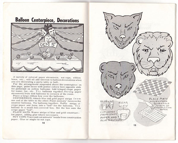 Vintage 1971 Blue and Gold Kap Kraft Book, Boy Scouts of America - Avid Vintage