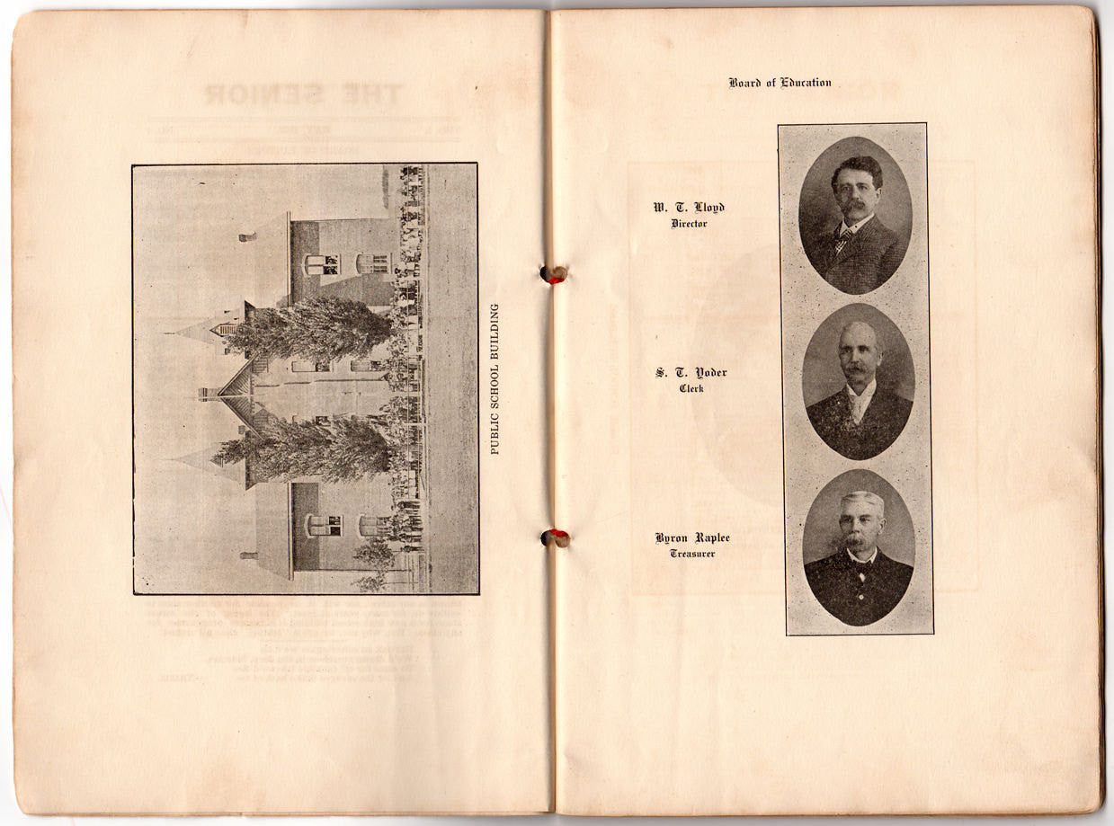 Vintage 1908 Washington Kansas High School Yearbook - Avid Vintage