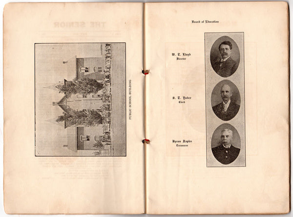 Vintage 1908 Washington Kansas High School Yearbook - Avid Vintage